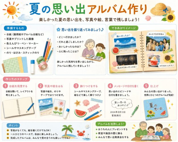 夏の思い出アルバム作り