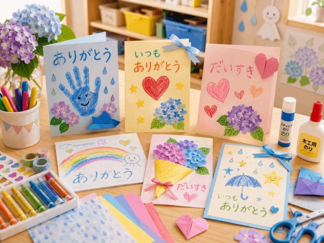 父の日カード作り