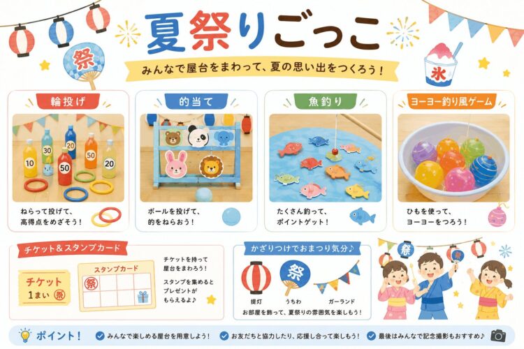 夏祭りごっこ